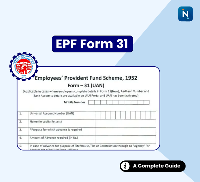 EPF Form 31 – Complete Guide to Partial PF Withdrawal Online